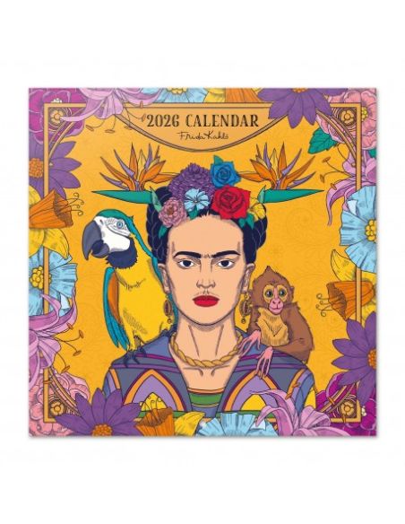 Calendario Anual 2026 Erik Pared 295 X 295 Mm Frida Kalho