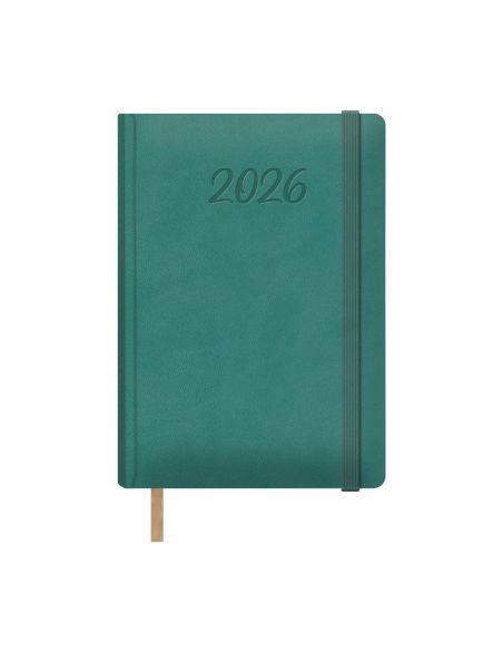 Dohe  Agenda Samba  Día Página  15 X 21 Cm.  Color Verde