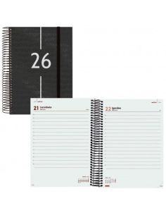 Agenda Espiral Year 1Dp 2026 Negro