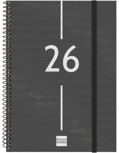 Agenda Espiral Year 2026 Negro