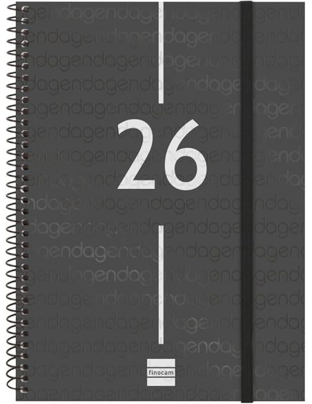 Agenda Espiral Year 2026 Negro
