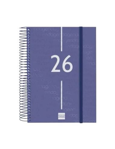 Agenda Espiral Year 2026 Azul