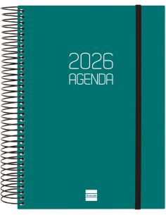 Agenda Espiral Opaque 1Dp Verde