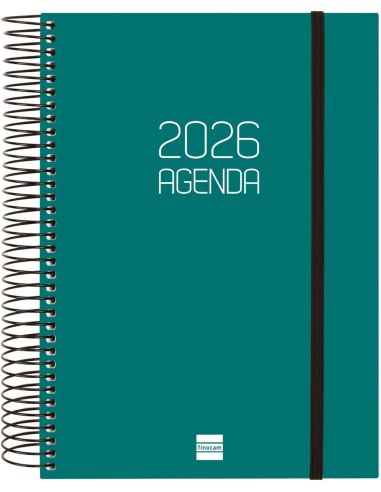 Agenda Espiral Opaque 1Dp Verde