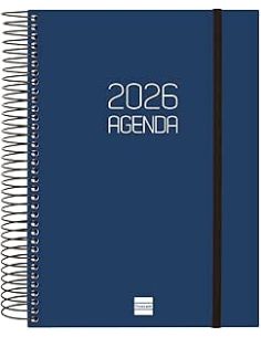 Agenda Espiral Opaque 1Dp Azul