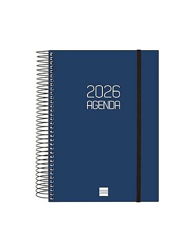 Agenda Espiral Opaque 1Dp Azul
