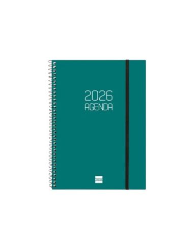 Agenda Espiral Opaque 2026 Verde
