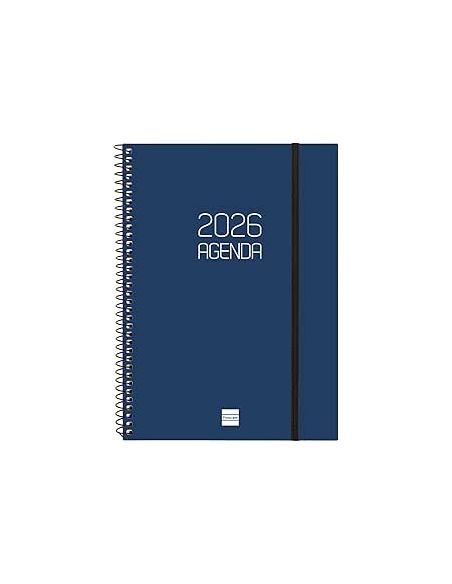 Agenda Espiral Opaque 2026 Azul