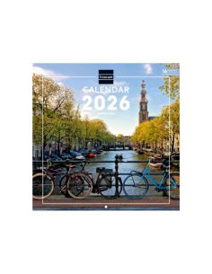 Calendario Imágenes De Pared Internacional 2026 Amsterdam 18X18