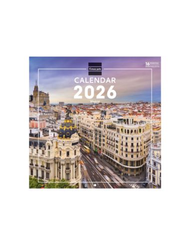 Calendario Imágenes De Pared Internacional 2026 Madrid