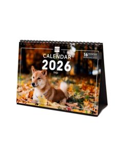 Calendario Imágenes De Sobremesa Internacional 2026 Dogs