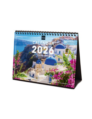 Calendario Imágenes De Sobremesa Internacional 2026 Charming