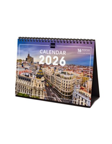 Calendario Imágenes De Sobremesa Internacional 2026