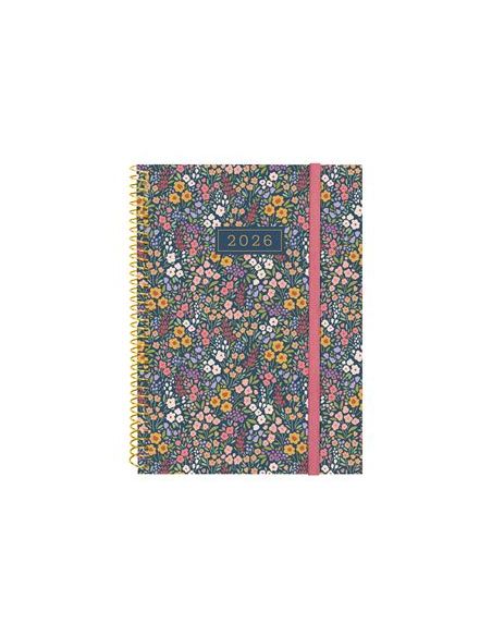 Agenda Finocam Design E10 - 155X212 Mm Semana Vista Horizontal 2026 Flora