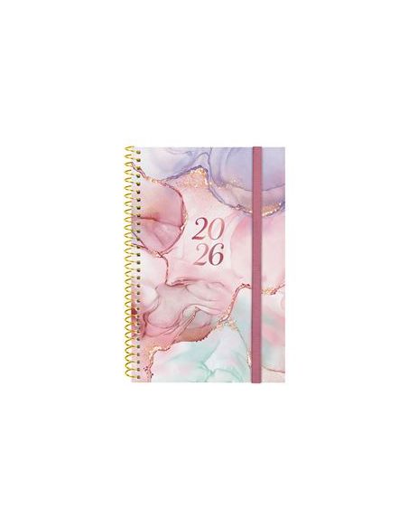 Agenda Finocam Design E5 - 117X181 Mm Semana Vista Horizontal 2026 Goldy