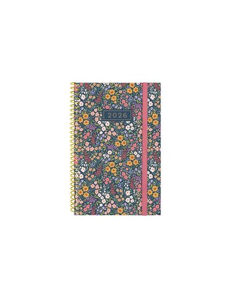 Agenda Finocam Design E5 - 117X181 Mm Semana Vista Horizontal 2026 Flora