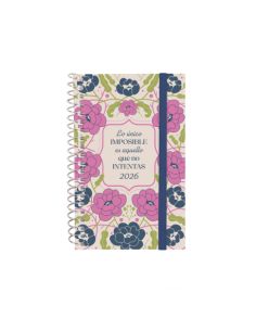 Agenda Finocam Design E3 - 79X127 Mm Semana Vista Horizontal 2026 Imposible