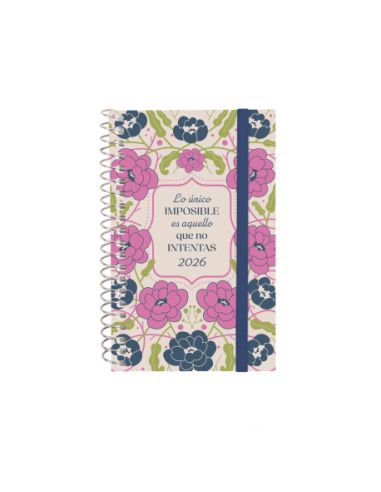 Agenda Finocam Design E3 - 79X127 Mm Semana Vista Horizontal 2026 Imposible