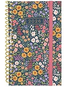Agenda Finocam Design E3 - 79X127 Mm Semana Vista Horizontal 2026 Flora