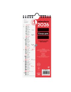 Calendario Pared Finocam Escribir Largo S 2026