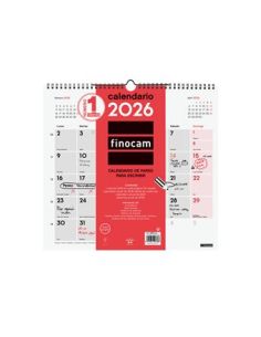 Calendario Pared Finocam Escribir L 2026