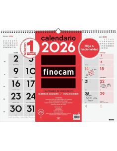 Calendario Pared Finocam Mixto Xl 2026