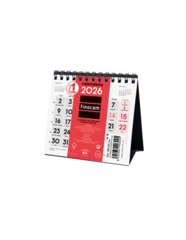 Calendario Sobremesa Finocam Numeros Grandes Xxs 2026