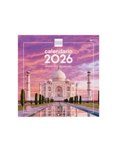 Calendario Pared 30X30 2026 Maravillas Del Mundo