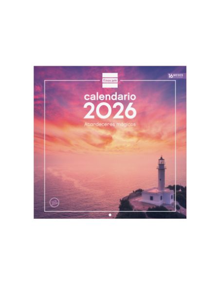 Calendario Pared 30X30 2026 Atardeceres Magicos
