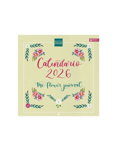 Calendario Pared 30X30 2026 The Flower Journal