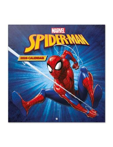 Calendario Anual 2026 Erik Pared 295 X 295 Mm Spiderman