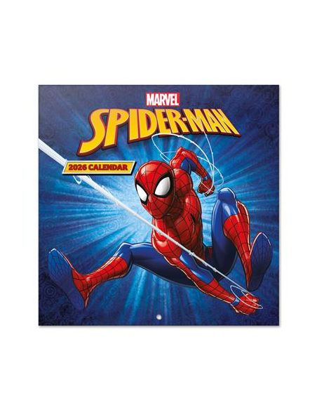 Calendario Anual 2026 Erik Pared 295 X 295 Mm Spiderman