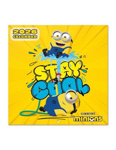 Calendario 2026 30X30 Minions