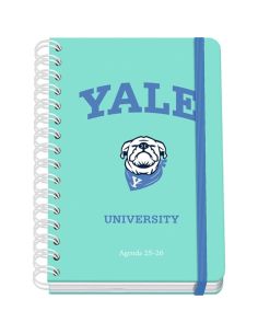 Agenda Escolar Yale Dog 2025-2026 Semana Vista Tamaño A5