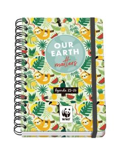 Agenda Escolar Wwf Tropic 20252026 Semana Vista Tamaño A5