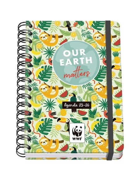 Agenda Escolar Wwf Tropic 20252026 Semana Vista Tamaño A5