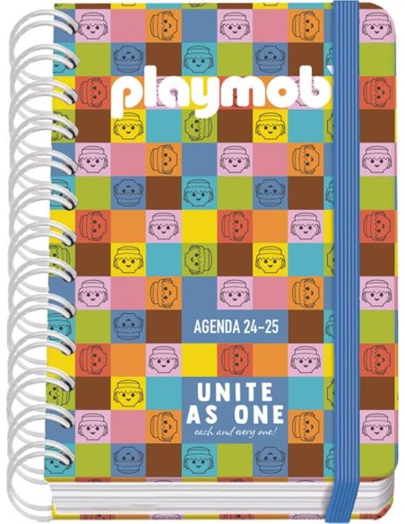 Agenda Escolar Playmobil 20252026 Día Página Tamaño A6