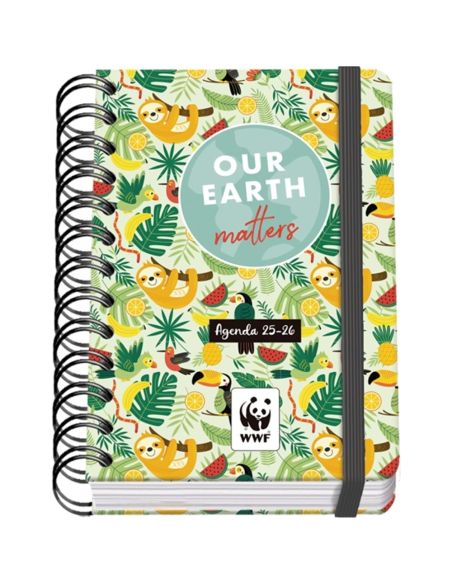 Agenda Escolar Wwf Tropic 20252026 Día Página Tamaño A6