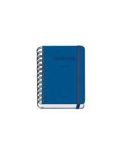 Agenda Académica Azul Oscuro 2025-2026 Día Página Tamaño A6