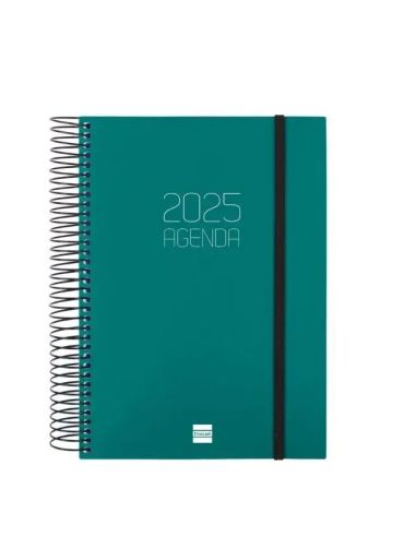 Agenda Finocam Opaque E10 - 155X212 Mm Dia Pagina 2025 Verde