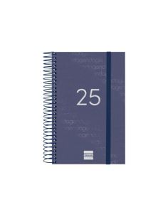 Agenda Finocam Year E5 - 117X181 Mm Dia Pagina 2025 Azul