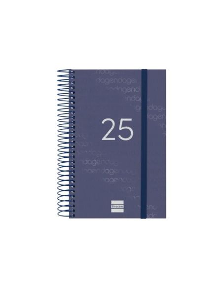 Agenda Finocam Year E5 - 117X181 Mm Dia Pagina 2025 Azul