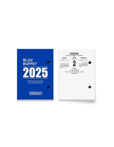 Bloc Buffet Ingraf Euskera 2025