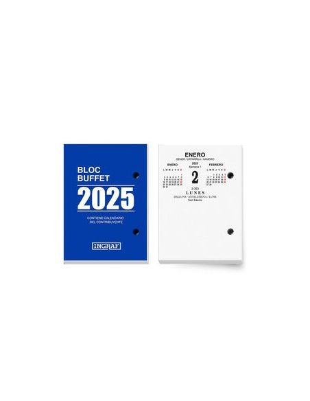 Bloc Buffet Ingraf Euskera 2025