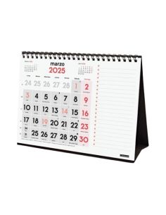 Calendario Sobremesa Finocam Numeros Grandes Notas S 2025