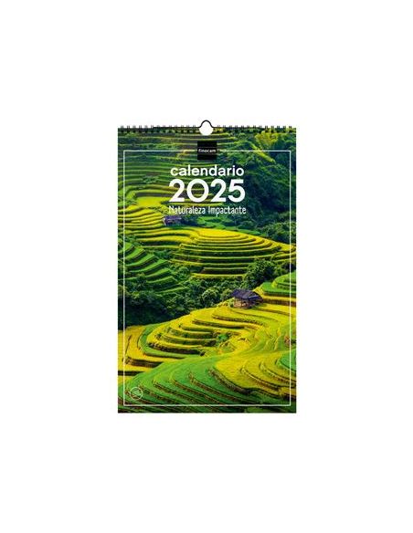 Calendario Pared Finocam 25X40 2025 Naturaleza