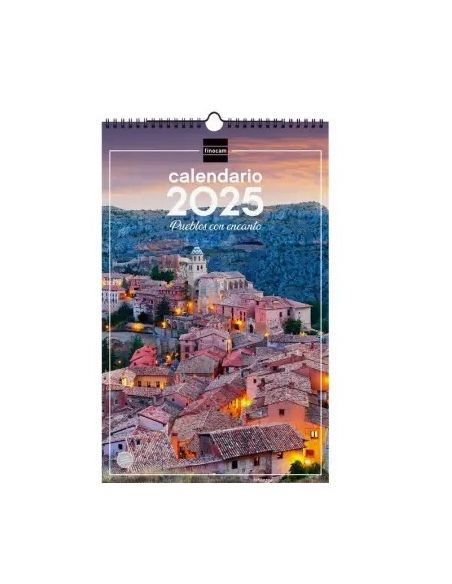 Calendario Pared Finocam 25X40 2025 Puebl.Encan