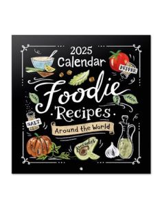 Calendario Anual 2025 Erik Pared 295 X 295 Mm Foodies
