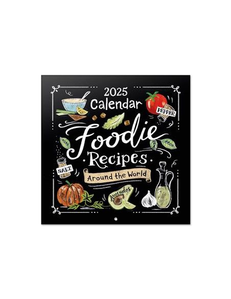 Calendario Anual 2025 Erik Pared 295 X 295 Mm Foodies