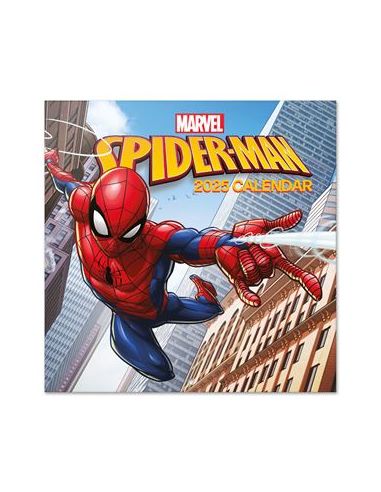 Calendario Anual 2025 Erik Pared 295 X 295 Mm Spiderman